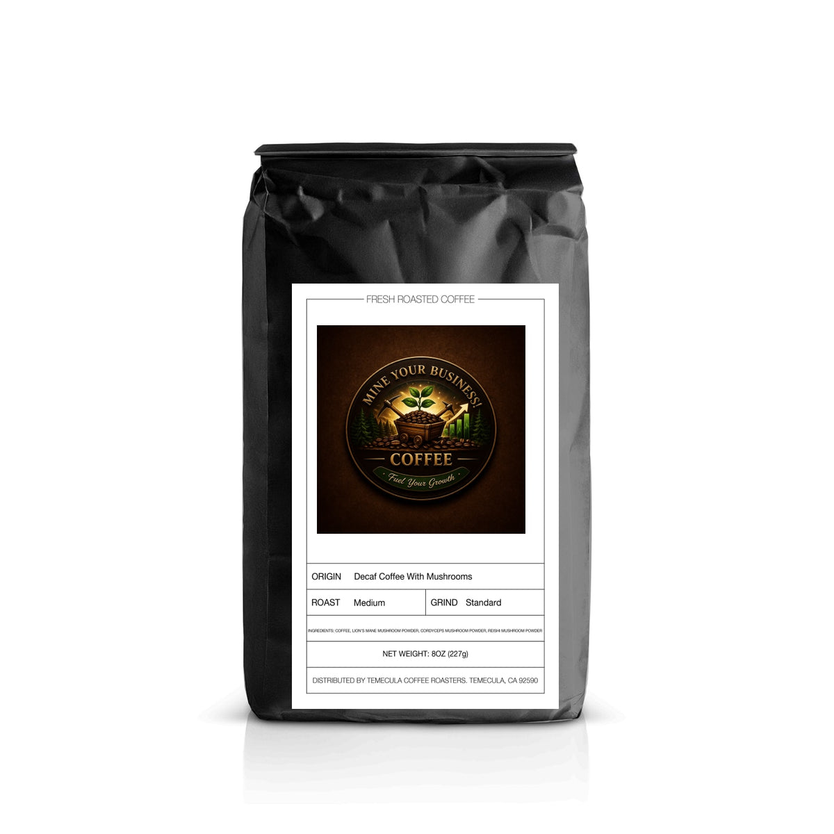 Decaf Coffee With Mushrooms