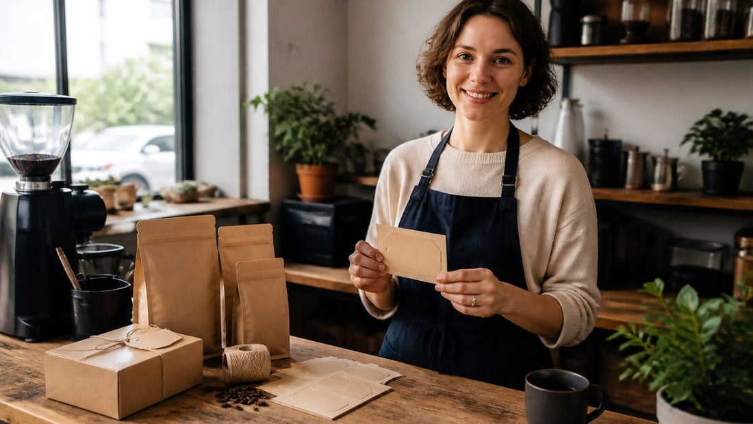How to Write a Short Message on a Coffee Gift Label