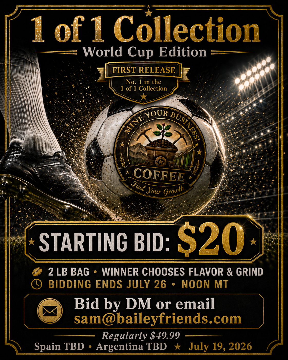 1 of 1 Collection-First Release! (up for bid-See chat)