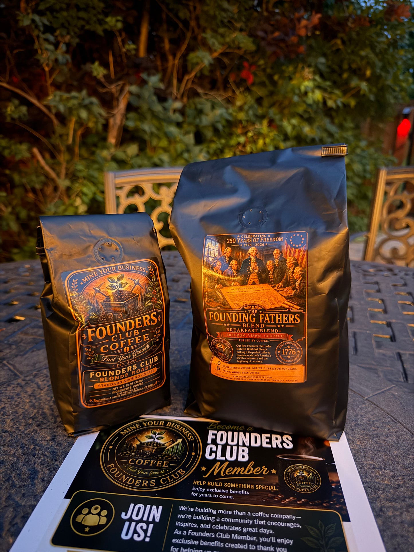 250e anniversaire de l'indépendance - Mélange des Pères Fondateurs - Mélange petit-déjeuner - 2 lb en grains entiers