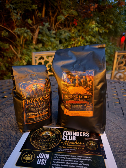 250e anniversaire de l'indépendance - Mélange des Pères Fondateurs - Mélange petit-déjeuner - 2 lb en grains entiers