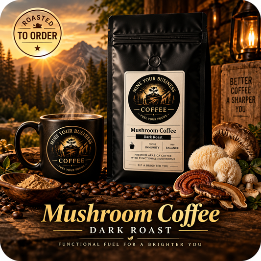 Coffee with Mushrooms Dark Roast