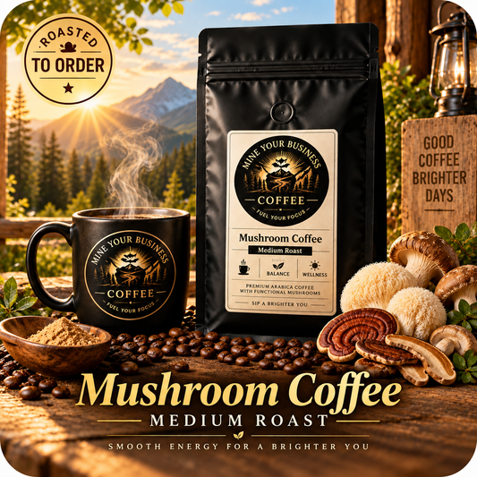 Coffee with Mushrooms Medium Roast