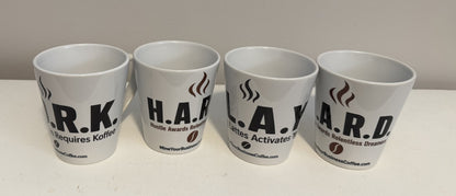 WORK HARD PLAY HARD Latte Mug Collection