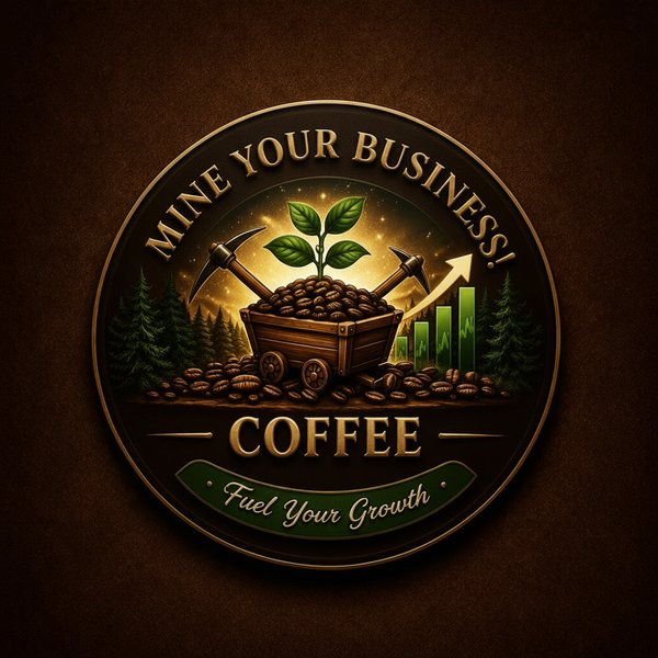 Mine Your Business Coffee Square Logo